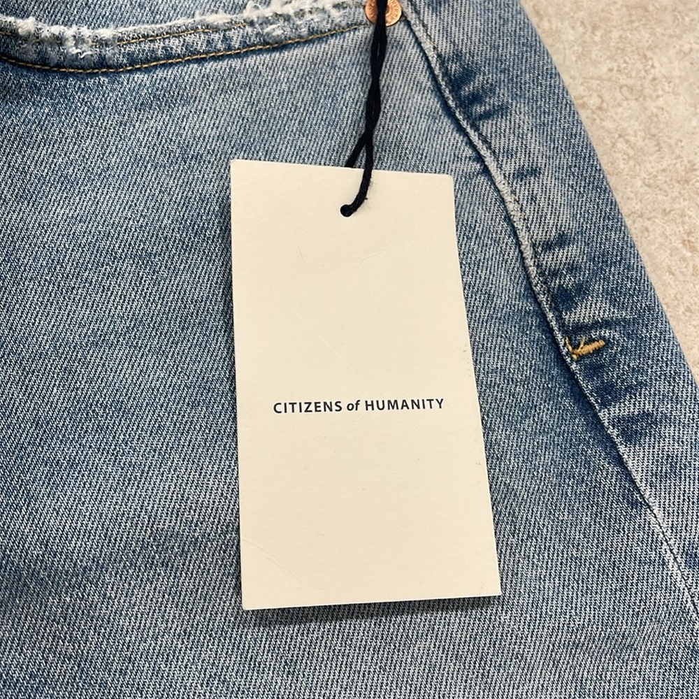 BNWT CITIZENS OF HUMANITY EMERSON SLIM FIT BOYFRIEND JEANS COLOR SLUSHIE SIZE 25 - Picture 9 of 15
